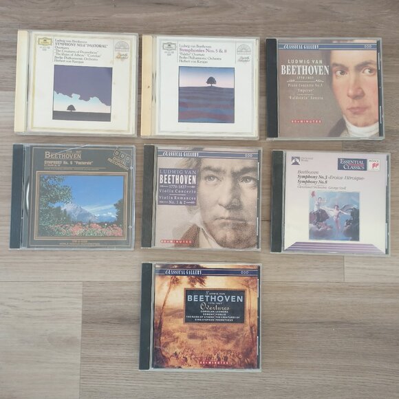 Beethoven music cds lot of 7 - Picture 1 of 4